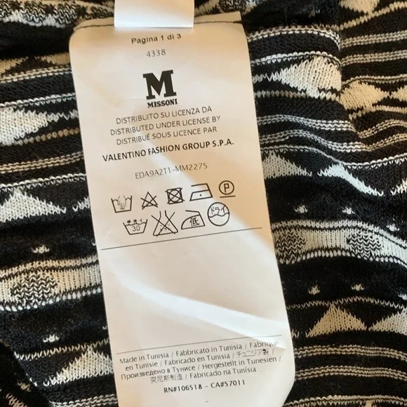 Missoni black and white knit sundress size 2 - Picture 13 of 13